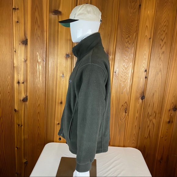 VTG 90s Nike Fleece Full Zip Jacket Swoosh XL Gray - Picture 6 of 13